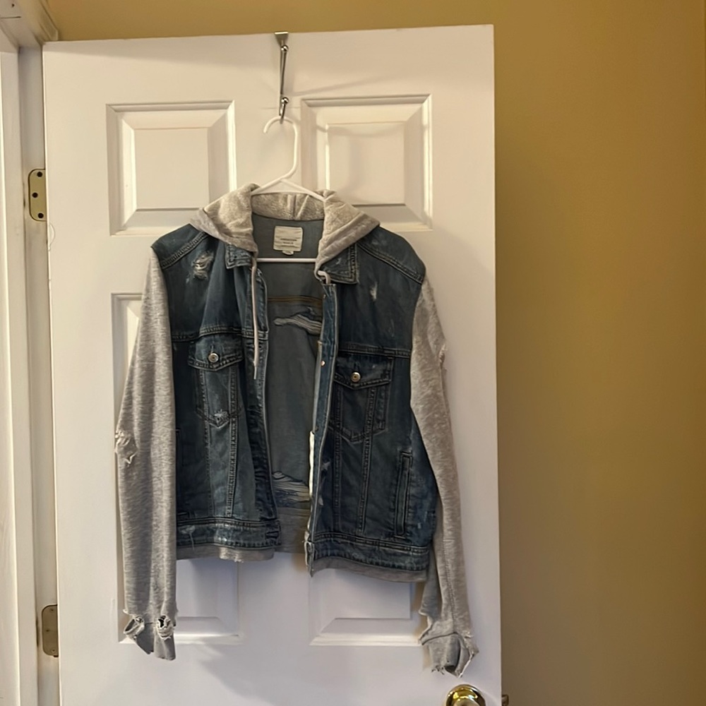 Extremely Distressed American Eagle Jean Jacket